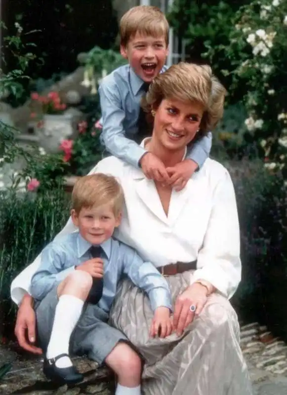 william harry e diana 1988