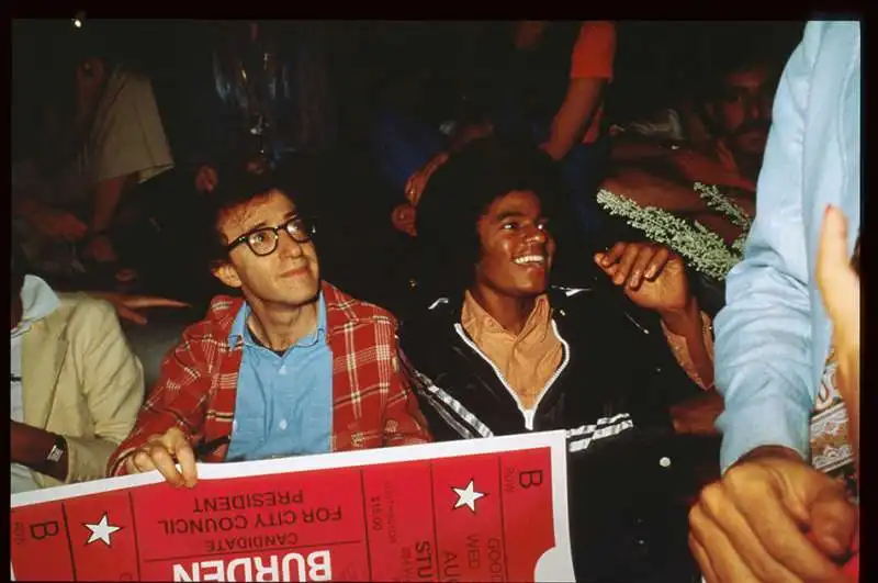 woody allen e michael jackson allo studio 54