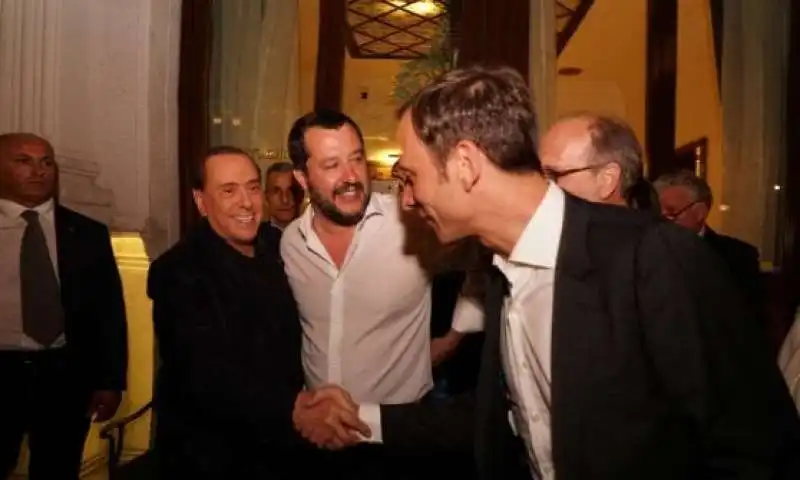 Berlusconi con Salvini e Fedriga a Trieste 