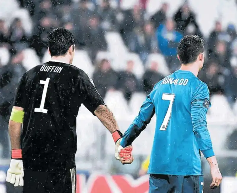 BUFFON E CRISTIANO RONALDO