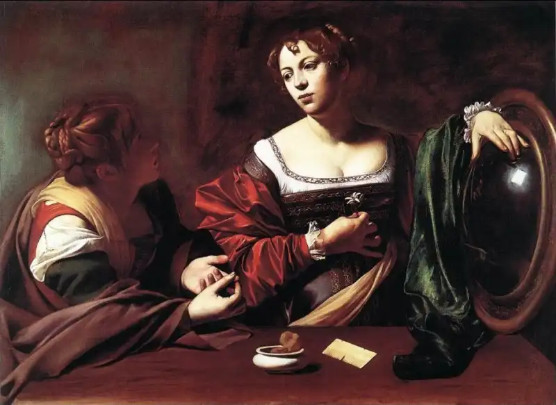 caravaggio la conversione della maddalena