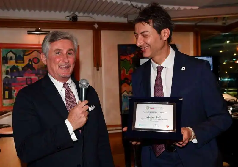 daniele prade ds della sampdoria ringrazia per il premio assegnato al presidente  massimo ferrero