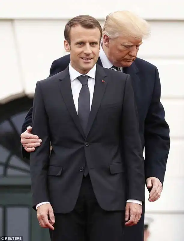 donald  trump  ed  emmanuel macron 