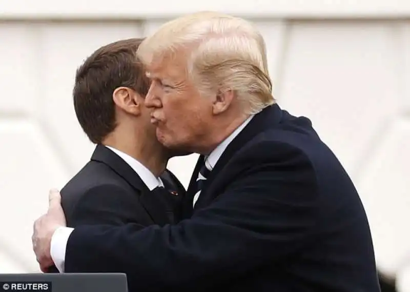 donald trump ed  emmanuel macron 