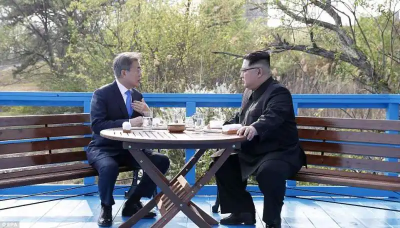 kim jong un  moon jae in  