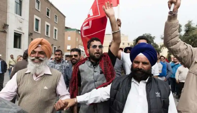 la protesta dei sikh