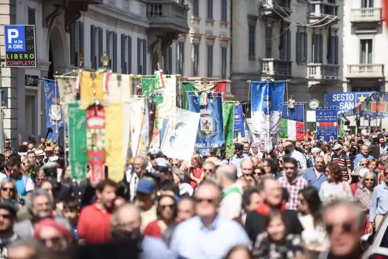 manifestazione 25 aprile milano 4