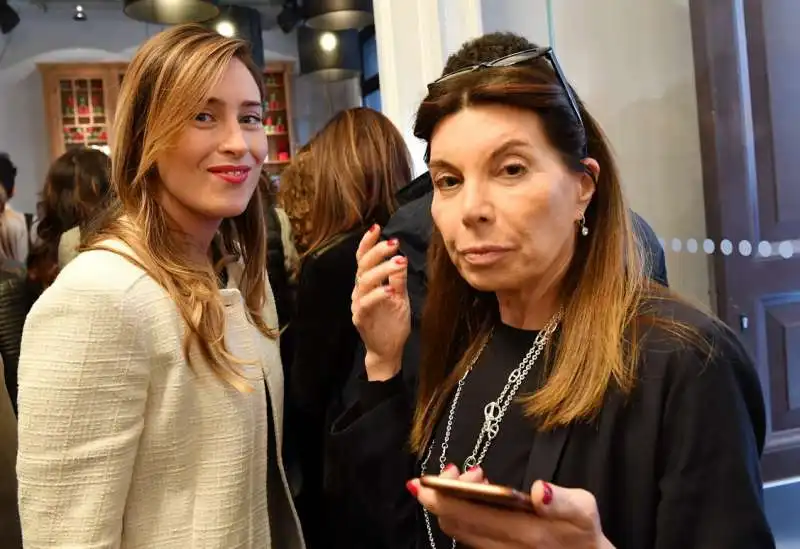 maria elena boschi  mariolina sattanino