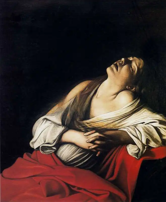 maria maddalena in estasi caravaggio