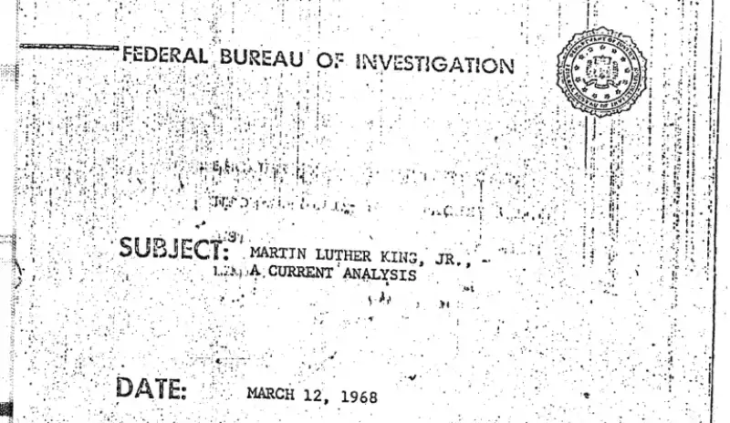 martin luther king documento fbi