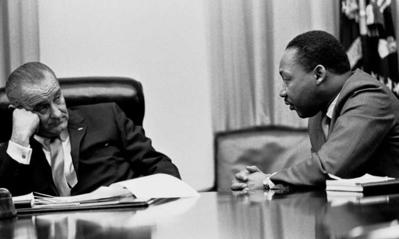 martin luther king lyndon johnson