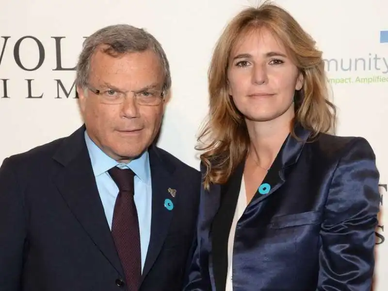 martin sorrell e la moglie cristiana falcone