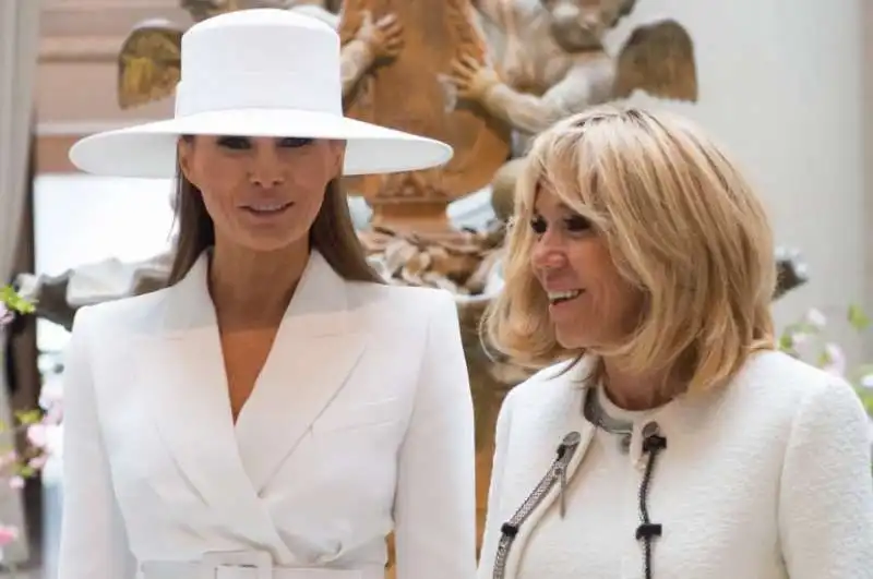 melania trump e brigitte macron