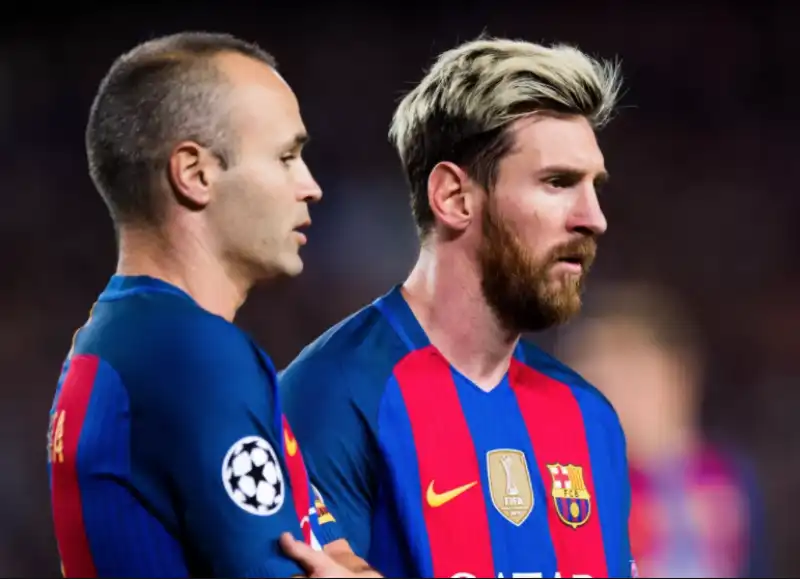 messi iniesta