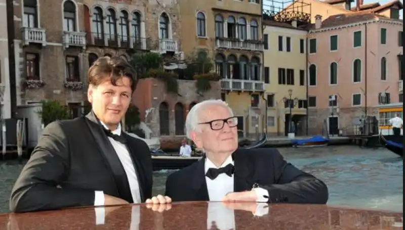 pierre cardin e il nipote rodrigo basilicati