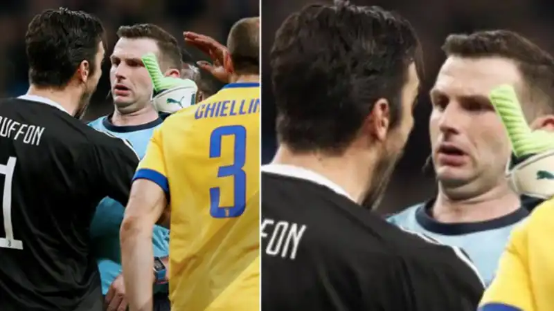 REAL MADRID JUVENTUS - IL FACCIA A FACCIA TRA BUFFON E L ARBITRO