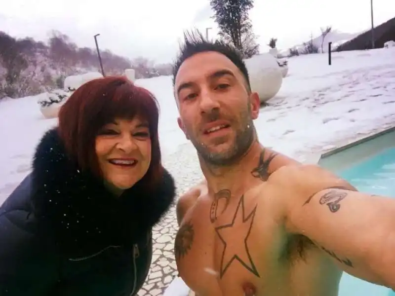 stefania pezzopane simone coccia sulla neve