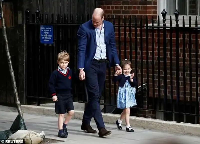 william arriva al st mary con george e charlotte