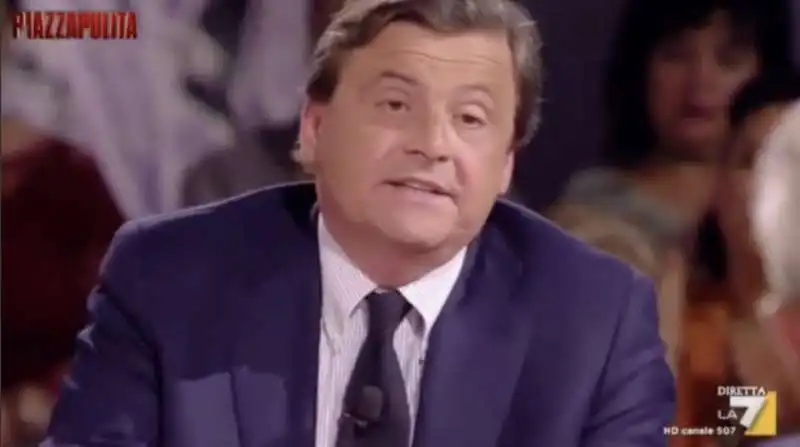 carlo calenda vs antonio padellaro a 'piazzapulita' 10