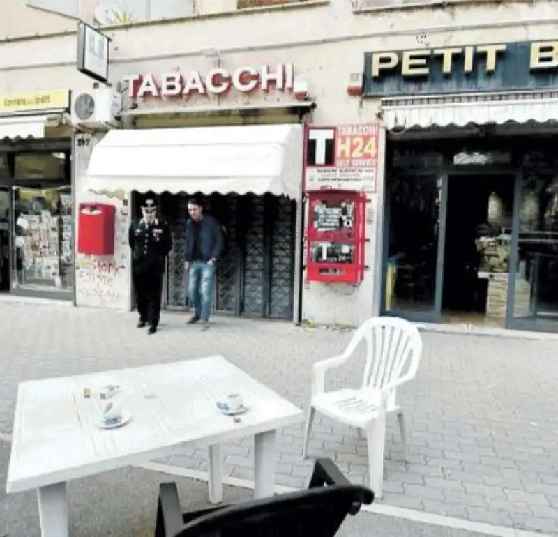 CINECITTA - SPARATORIA AL BAR A VIA FLAVIO STILICONE