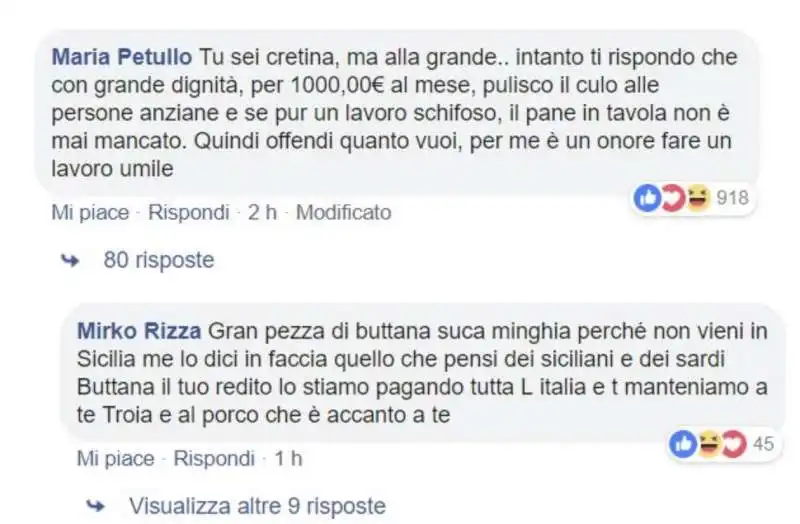 commenti al post di raffaella parvolo sul reddito di cittadinanza 1