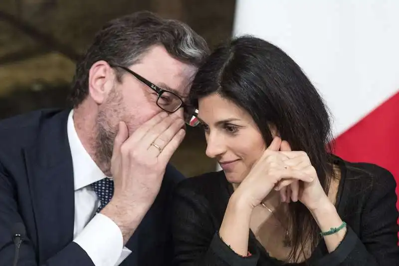 giancarlo giorgetti virginia raggi