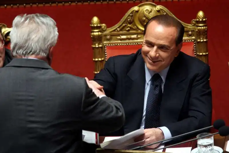 giuseppe ciarrapico e silvio berlusconi