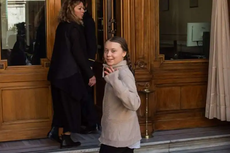 greta thunberg entra in senato 6