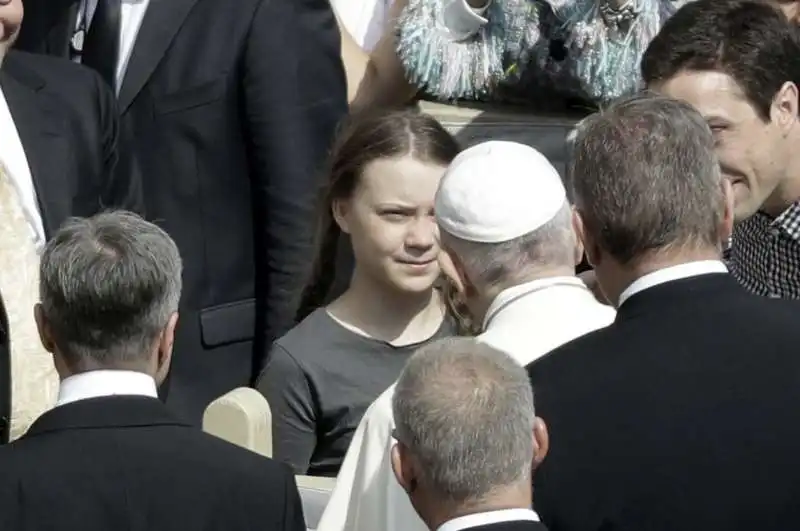 greta thunberg incontra papa francesco 2