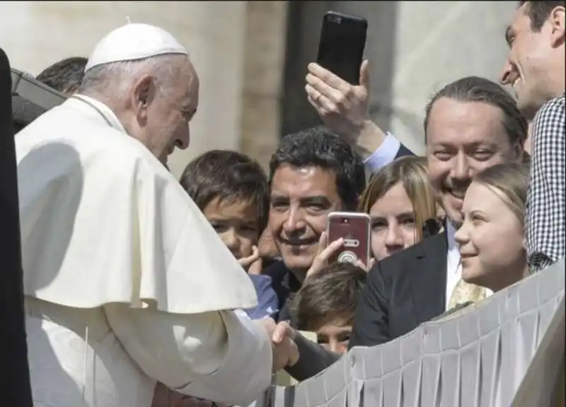 greta thunberg incontra papa francesco 6