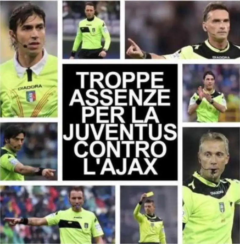 I MEME SU JUVENTUS AJAX