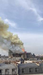 incendio notre dame parigi 2