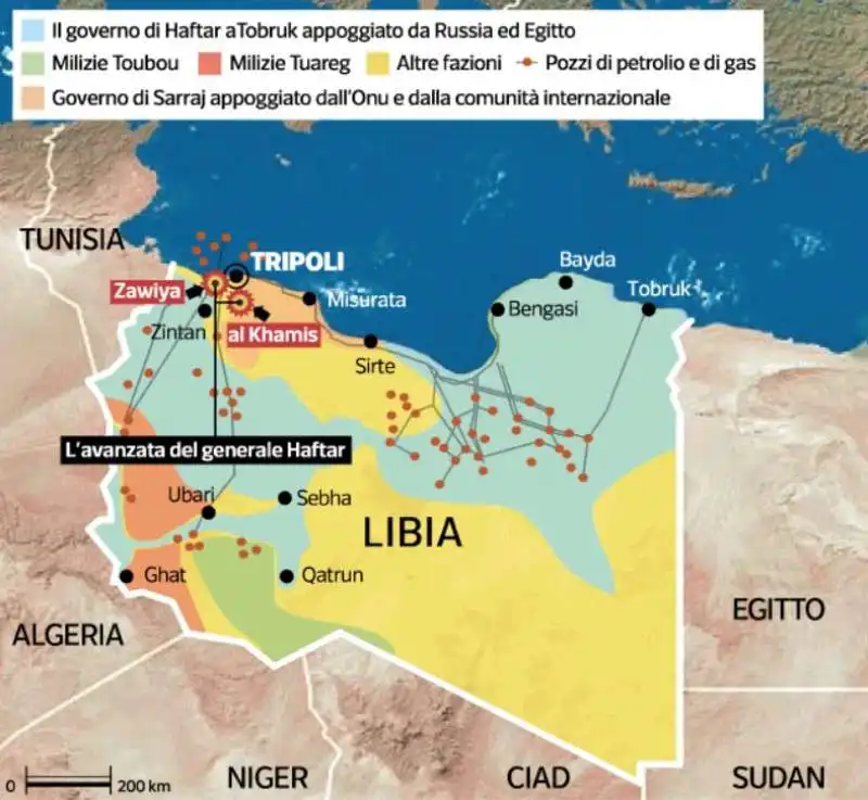 LA SITUAZIONE IN LIBIA - aprile 2019