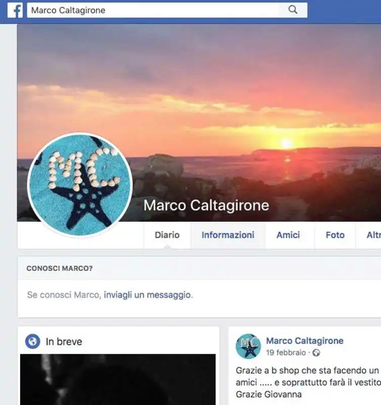 marco caltagirone nuovo profilo