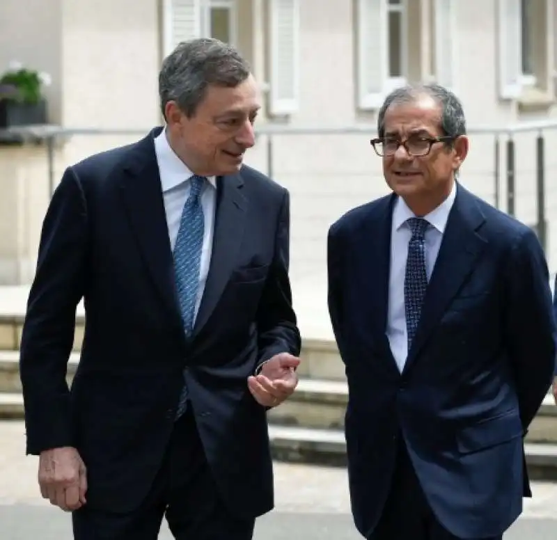 MARIO DRAGHI E GIOVANNI TRIA