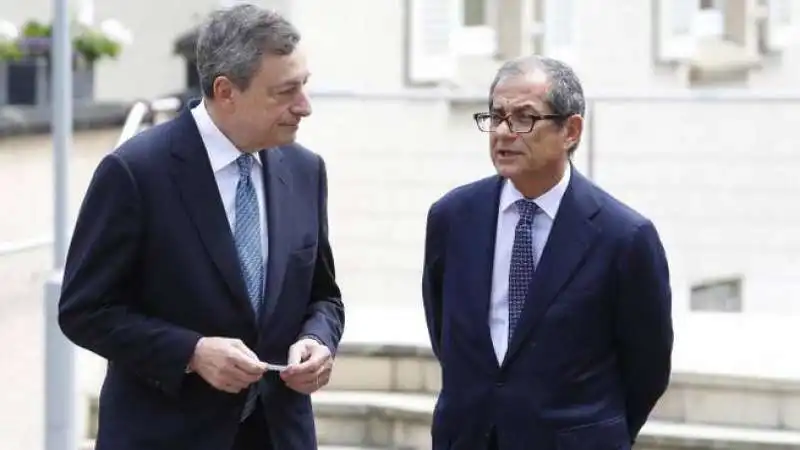 MARIO DRAGHI E GIOVANNI TRIA