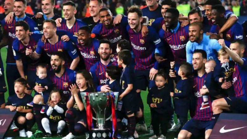 messi barcellona campione