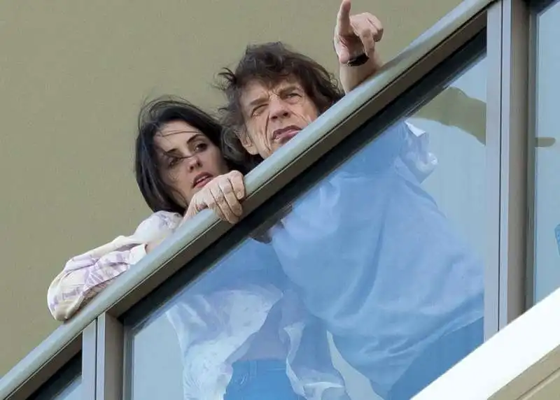 mick jagger e  melanie hamrick