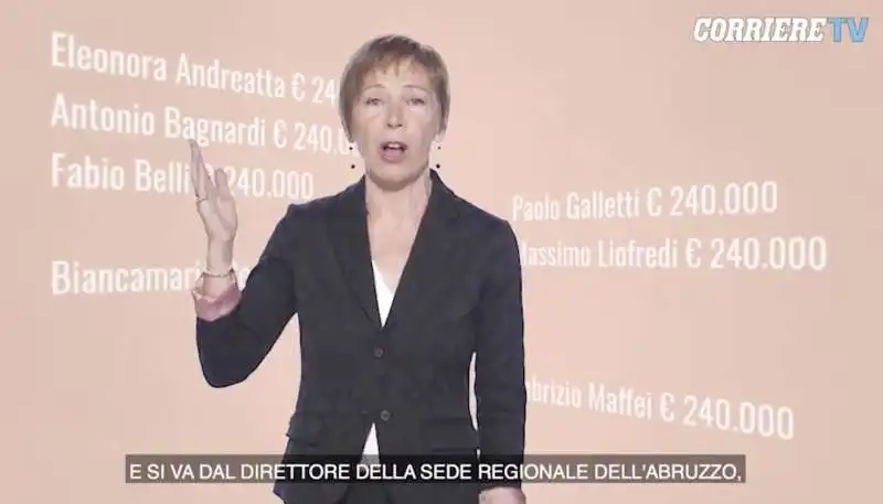 milena gabanelli e gli stipendi dei dirigenti rai 2