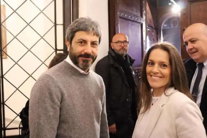 ROBERTO FICO CON ARIANNA CICCONE AL FESTIVAL DEL GIORNALISMO