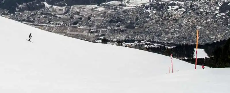 scontro tra due sciatori a bormio