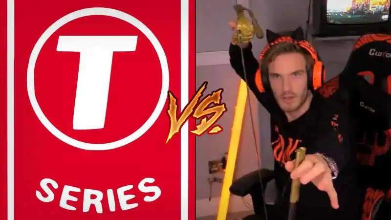 t series vs pewdiepie