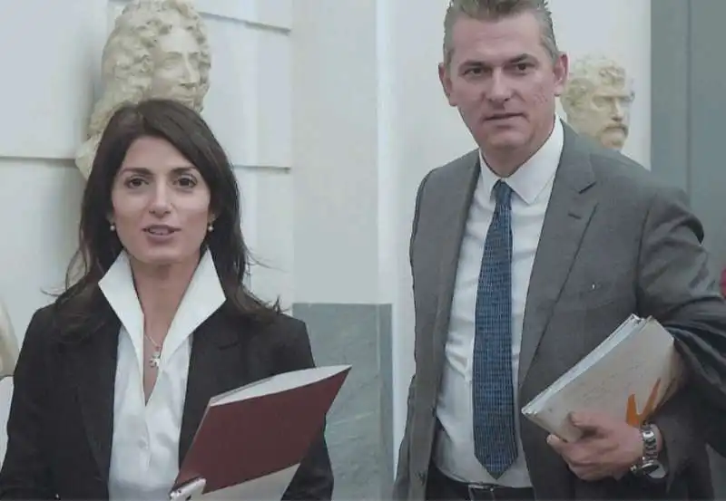 VIRGINIA RAGGI E LORENZO BAGNACANI