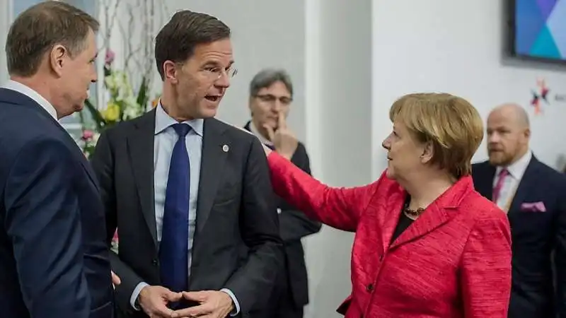 ANGELA MERKEL MARK RUTTE