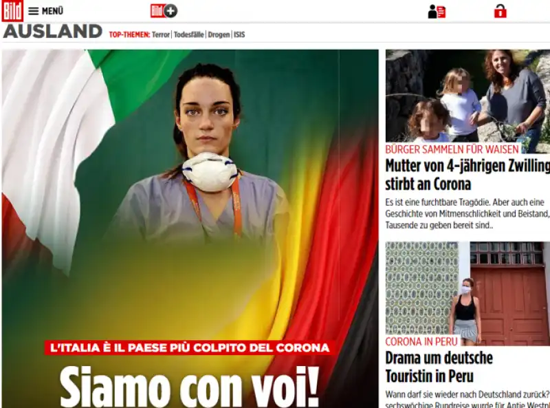 BILD E IL SOSTEGNO ALL ITALIA