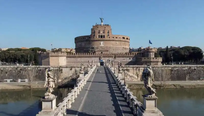 coronavirus   le foto di roma vista dal drone 30