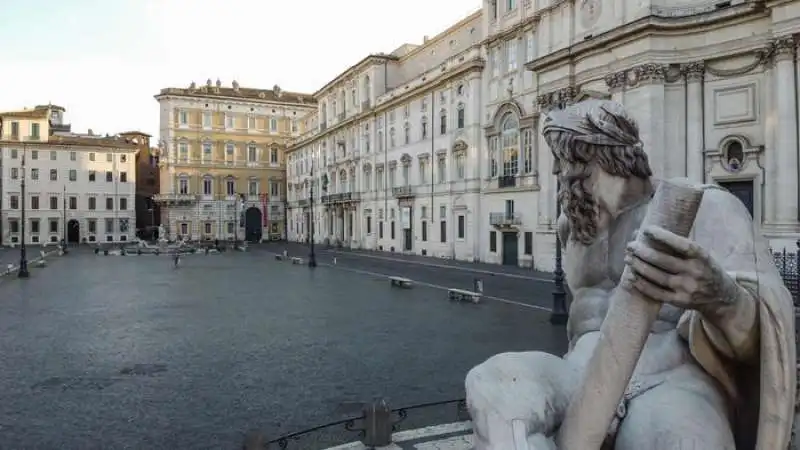 coronavirus   le foto di roma vista dal drone 4