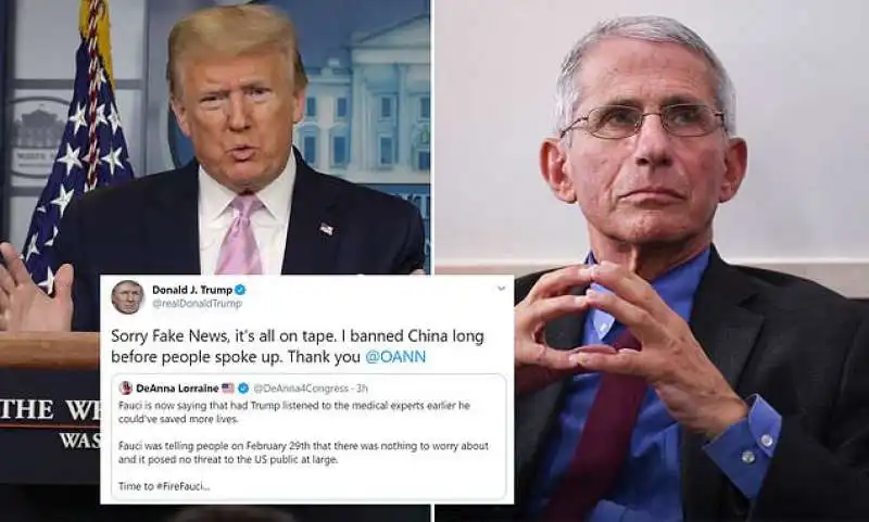 donald trump anthony fauci 