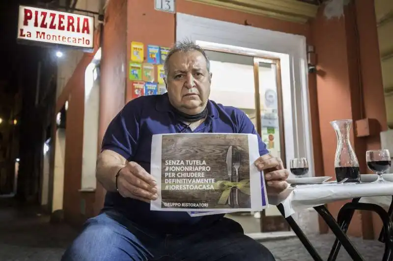 emerganza coronavirus, protesta ristorazione a roma risorgiamo italia 10