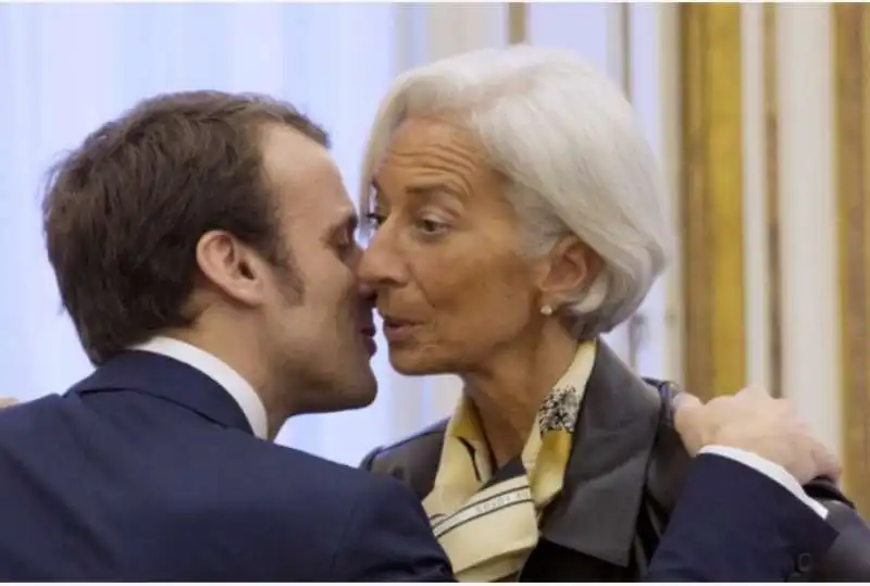 EMMANUEL MACRON CHRISTINE LAGARDE